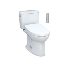 TOTO Drake Washlet+ S550E Two-Piece Toilet - 1.6 GPF - Universal Height