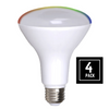 Simply Conserve BR30 8W Dimmable Smart Flood LED Bulb - 4 Pack