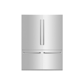 ZLINE 60" Built-In 4-Door French Door Refrigerator with Internal Water and Ice Dispenser in Stainless Steel